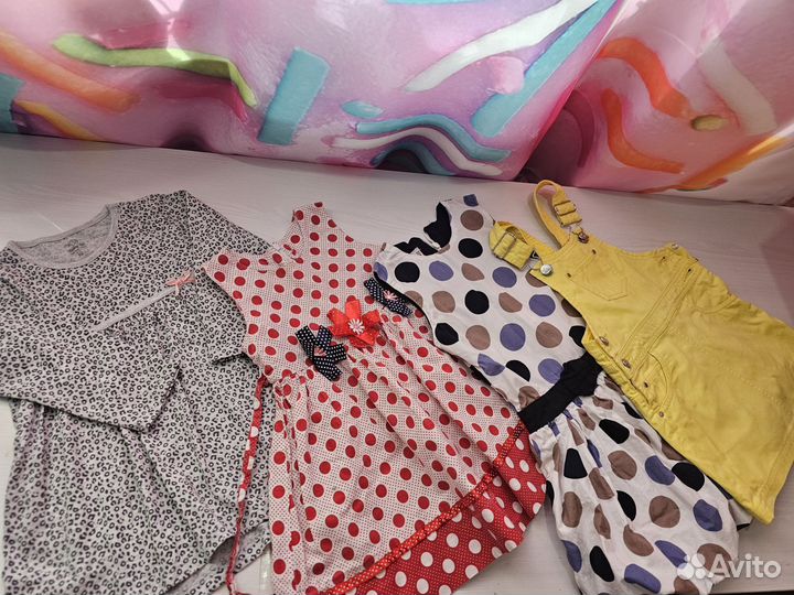 Огромный пакет вещей на девочку 86-92-98
