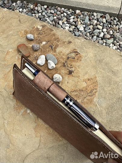 Блокнот ручной работы кожа козы