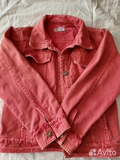 Джинсовая куртка р-р 128