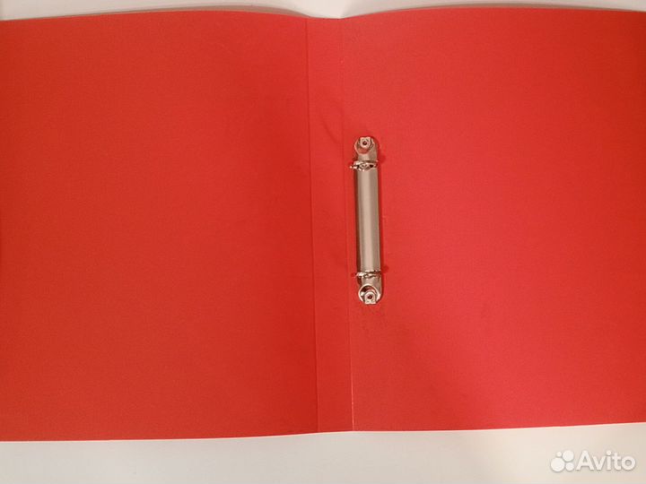 Папка 2 кольца 24мм OfficeSpace красный,500мкм