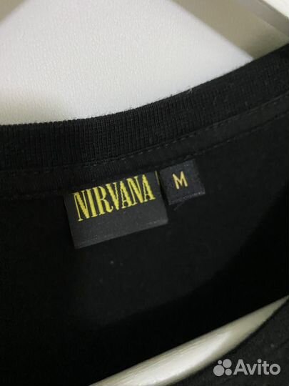 M Футболка Nirvana классика мерч логотип