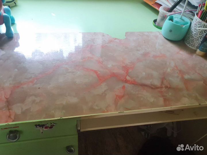 Детская кровать чердак со столом и шкафом бу