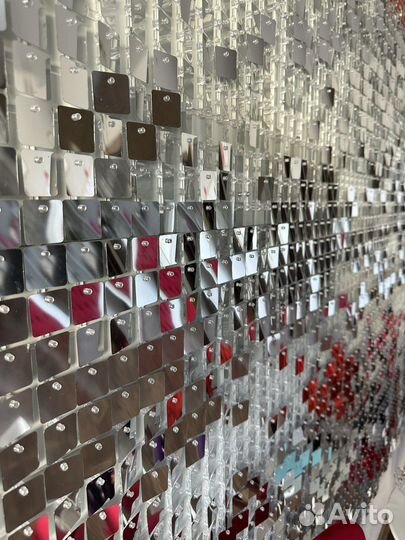 Фотозона из пайеток 2 х 2м