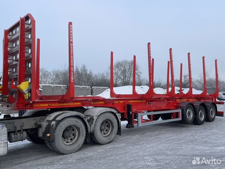 Полуприцеп лесовоз (сортиментовоз) Berger 9853, 2024