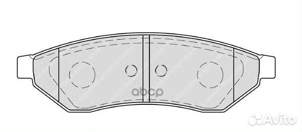 Колодки тормозные дисковые задние Ferodo FDB198