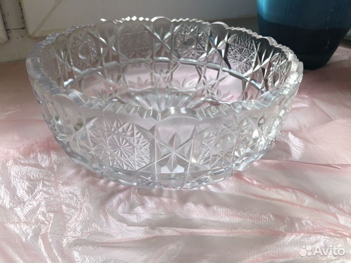 Хрустальная ваза новая