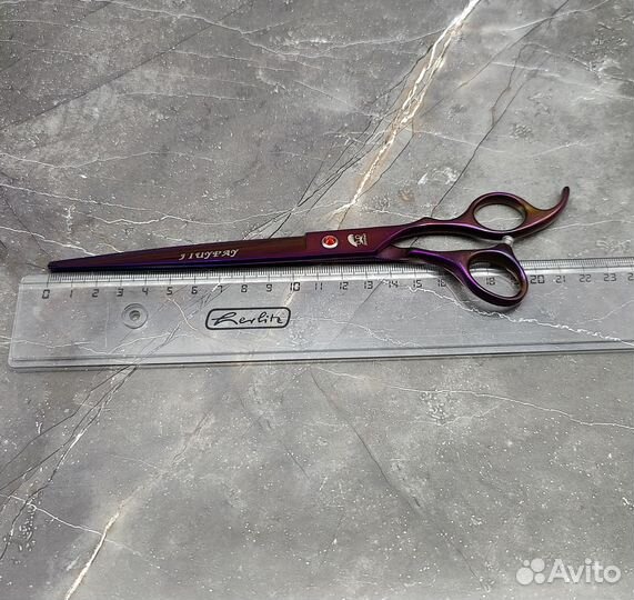 Проф. прямые ножницы для стрижки животных 8*