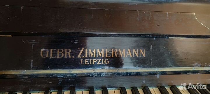 Немецкое пианино gebr. zimmermann