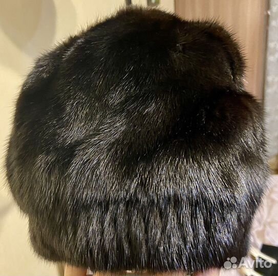 Шапка-бандана из норки