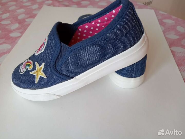 Слипоны для девочки