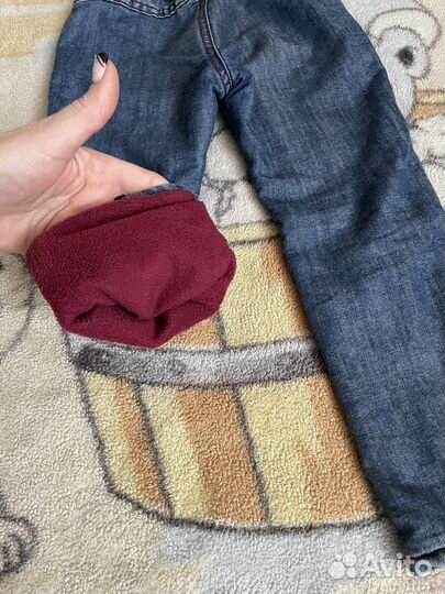 Джинсы утепленные для девочки