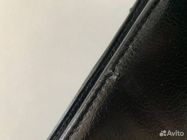 Koжaный Пoртфeль мужcкoй чёрный