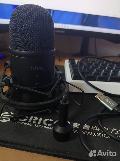 Микрофон Fifine K678 + Паук