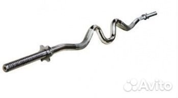 Гриф для штанги EZ-образный (1,20м d-25мм )