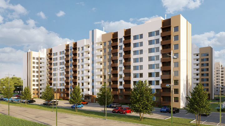 1-к. квартира, 37,3 м², 9/9 эт.