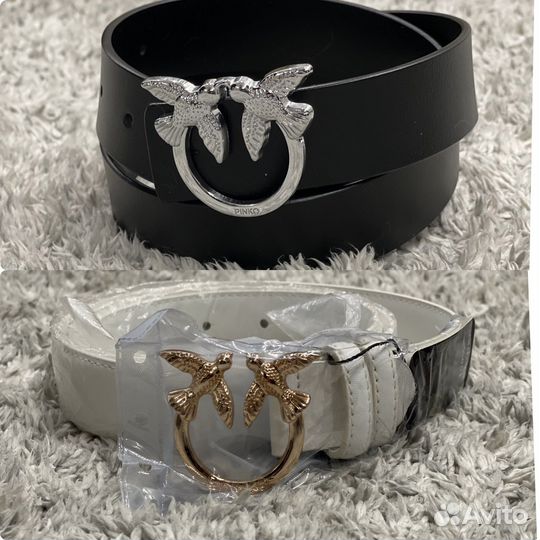 Ремень женский натуральная кожа MK Guggi LV Pinko