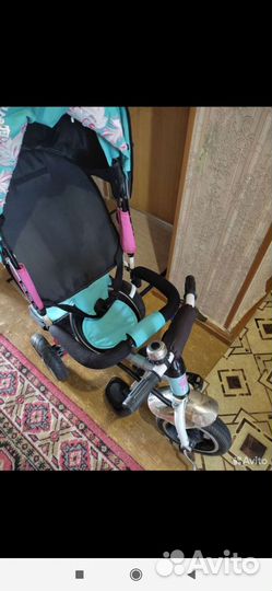 Велосипед трёхколёсный с родительской ручкой