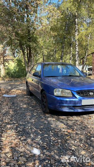 Hyundai Accent 1.6 AT, 2002, 211 434 км