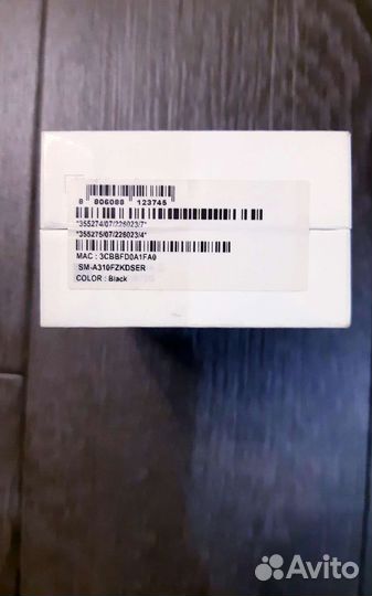 Коробка от телефона Samsung А3