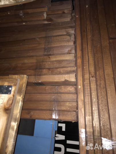 Перегородка из бруса