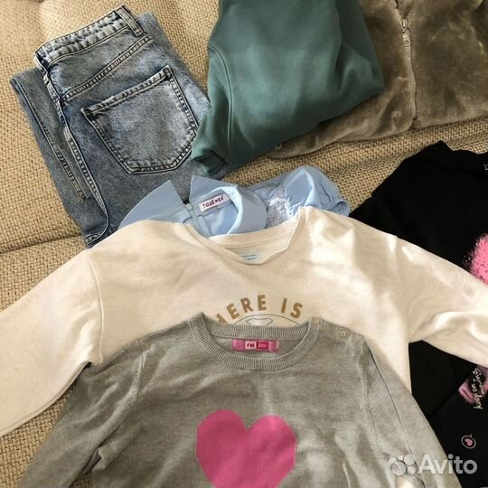 Вещи пакетом на девочку 140 146