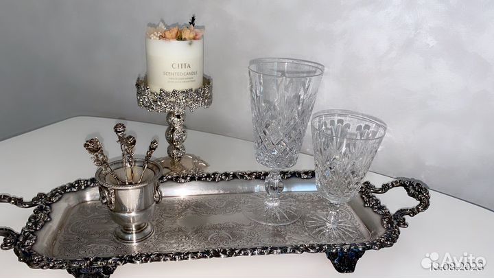 Поднос винтажный