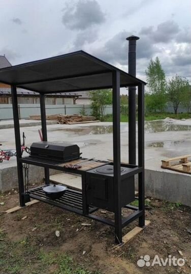 Мангал В стиле лофт