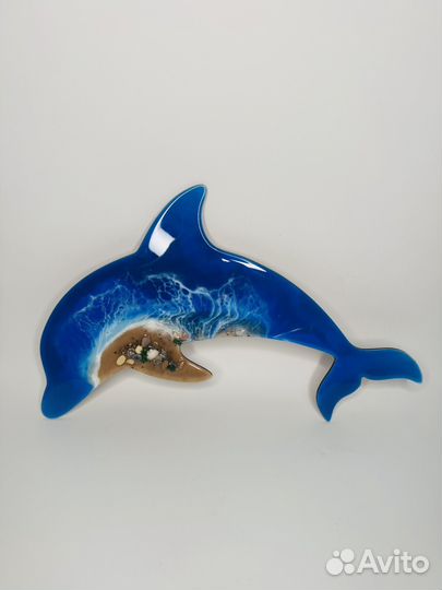 Дельфин из эпоксидной смолы