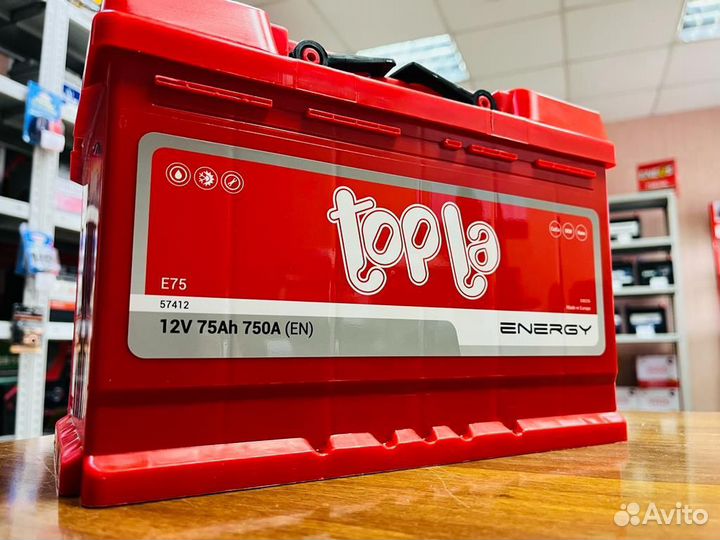 Аккумулятор 75 Ач Topla На Опель Хендай