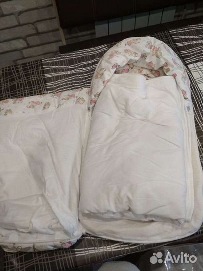 Конверт демисезонный на выписку, в коляску