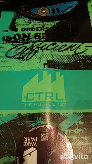 Доска для вейкборда с креплениями от slingshot(KTV