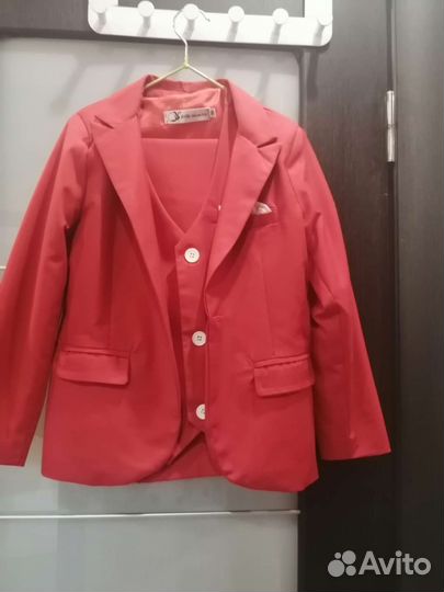 Костюм на мальчика, красный, выпускной 116 - 134