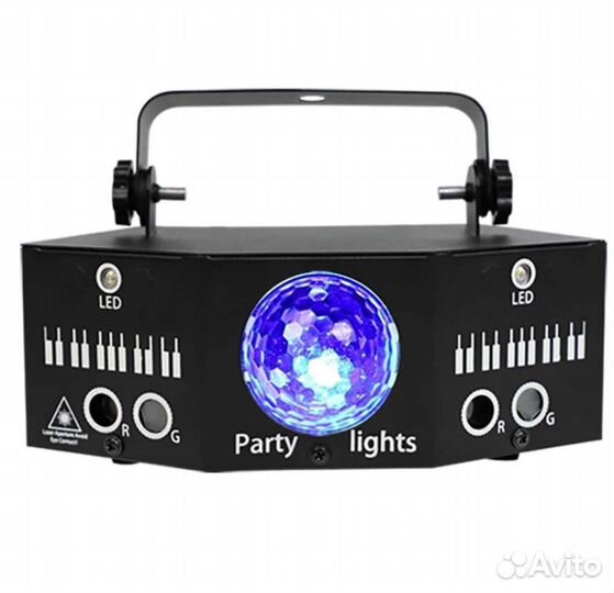 Лазер / лазерный проектор Party Lights 6in1 +rgb