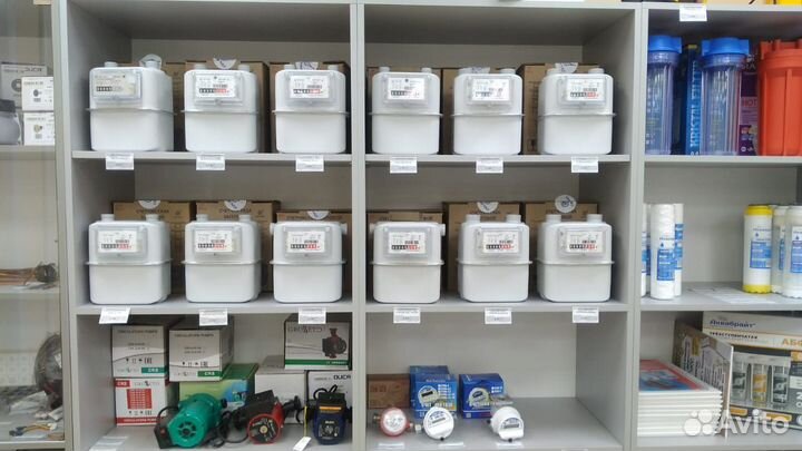 Газовый счетчик новый