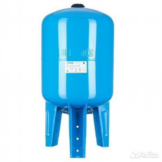 Гидроаккумулятор Belamos 80VT синий, вертикальный