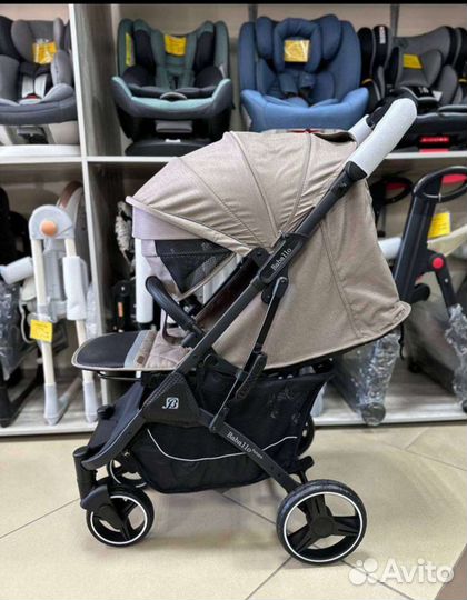 Прогулочная коляска новая Baballo 23г, коричневый