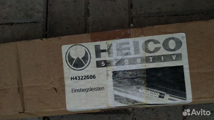 Накладки на пороги с подсветкой heico