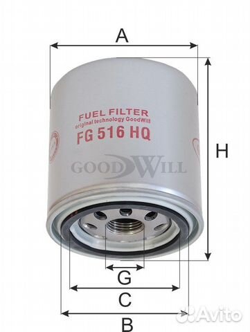 Фильтр топливный toyota hiace/cressida