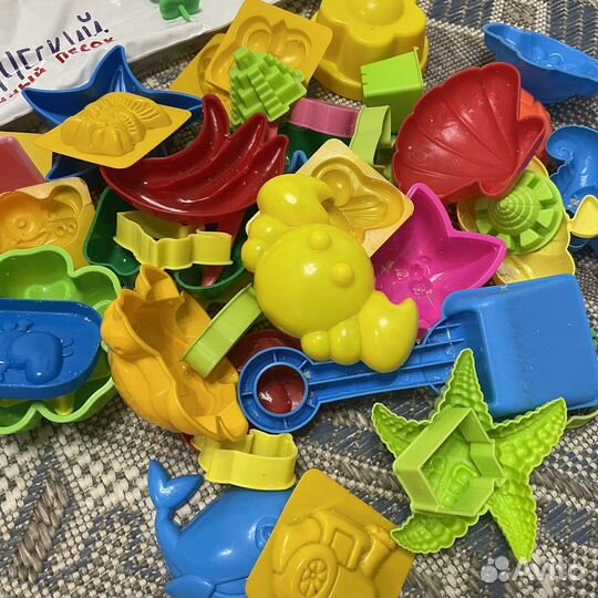 Кинетический песок с песочницей