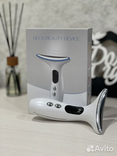 Массажер новый для лица и шеи микротоковый