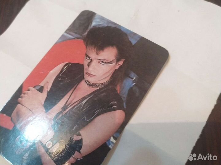 Календарик Константин Кинчев 1989