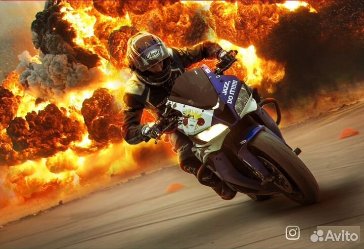 Мотоинструктор. Контраварийка. мотоджимхана