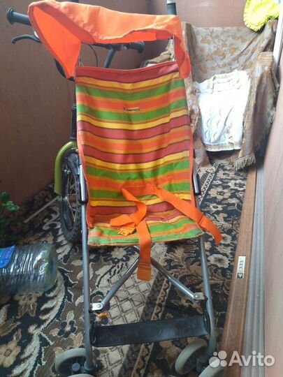 Прогулочная коляска трость, складная, летняя
