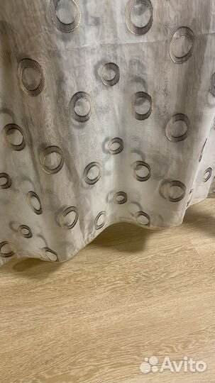 Штора тюль органза 4м на 2,5 м