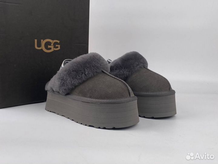 Ugg Funkette Suede Platform Grey