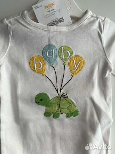 Боди детское Gymboree 3-6m