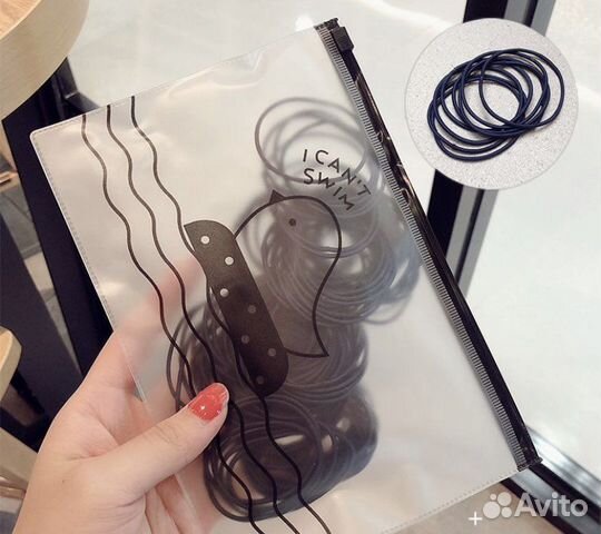 Набор рединок для волос 100 шт