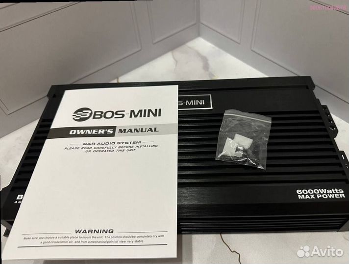 Новый усилитель BOS mini BOS-65.4 6000W