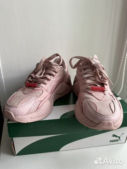 Кроссовки puma rs-x3 розовые