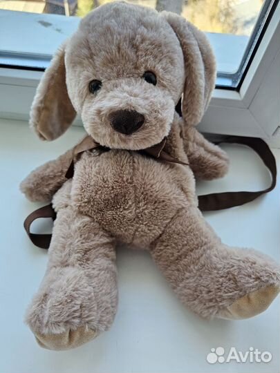 Плюшевая игрушка, милый подарок собака, сумка